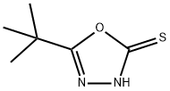 5-TERT-BUTYL-1,3,4-OXADIAZOL-2-YL HYDROSULFIDE 结构式