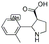 (3S)-2-(2-METHYLPHENYL)-3-PYRROLIDINECARBOXYLIC ACID 结构式