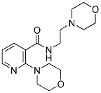 2-MORPHOLIN-4-YL-N-(2-MORPHOLIN-4-YL-ETHYL)-NICOTINAMIDE 结构式