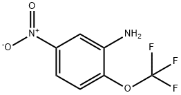 5-硝基-2-(三氟甲氧基)苯胺 结构式