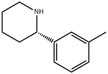 (S)-2-间甲苯基哌啶 结构式