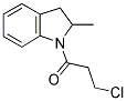 1H-Indole, 1-(3-chloro-1-oxopropyl)-2,3-dihydro-2-methyl- 结构式