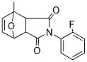 4-(2-FLUOROPHENYL)-1-METHYL-10-OXA-4-AZATRICYCLO[5.2.1.0~2,6~]DEC-8-ENE-3,5-DIONE 结构式