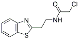 N-[2-(1,3-BENZOTHIAZOL-2-YL)ETHYL]-2-CHLOROACETAMIDE 结构式