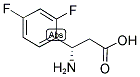 (S)-3-AMINO-3-(2,4-DIFLUORO-PHENYL)-PROPIONIC ACID 结构式