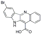 7-BROMO-10 H-INDOLO[3,2-B ]QUINOLINE-11-CARBOXYLIC ACID 结构式