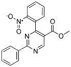 METHYL-2-PHENYL-4-(2-NITROPHENYL)-5-PYRIMIDINE CARBOXYLATE 结构式