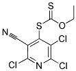 O-ETHYL S-(2,3,6-TRICHLORO-5-CYANOPYRIDIN-4-YL) DITHIOCARBONATE 结构式