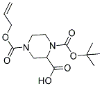 PIPERAZINE-1,2,4-TRICARBOXYLIC ACID 4-ALLYL ESTER 1-TERT-BUTYL ESTER 结构式
