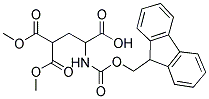 FMOC-DL-GLA(OME)2-OH 结构式