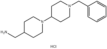 [(1'-BENZYL-1,4'-BIPIPERIDIN-4-YL)METHYL]AMINETRIHYDROCHLORIDE 结构式