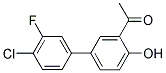 1-(4'-CHLORO-3'-FLUORO-4-HYDROXY[1,1'-BIPHENYL]-3-YL) ETHANONE 结构式