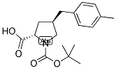 BOC-(R)-Γ-(4-METHYL-BENZYL)-L-PROLINE 结构式