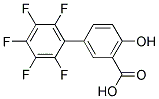 2',3',4',5',6'-PENTAFLUORO-4-HYDROXY[1,1'-BIPHENYL]-3- CARBOXYLIC ACID 结构式