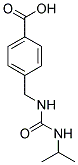 4-([[(ISOPROPYLAMINO)CARBONYL]AMINO]METHYL)BENZOIC ACID 结构式