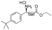 (S)-3-AMINO-3-(4-TERT-BUTYL-PHENYL)-PROPIONIC ACID ETHYL ESTER HCL 结构式