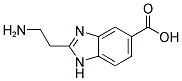 2-AMINOETHYL-5(6)-CARBOXY-BENZIMIDAZOLE 结构式