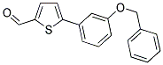 5-[3-(BENZYLOXY)PHENYL]-2-THIOPHENECARBALDEHYDE 结构式