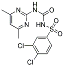3,4-DICHLORO-N-{[(4,6-DIMETHYLPYRIMIDIN-2-YL)AMINO]CARBONYL}BENZENESULFONAMIDE 结构式