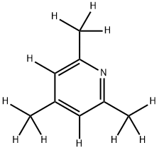 2,4,6-TRIMETHYLPYRIDINE-D11 结构式