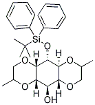 3-O-[(T-BUTYLDIPHENYLSILYL)]-1,2:4,5-BIS-O-(1-METHYLETHYLIDENE)-D,L-MYO-INOSITOL 结构式