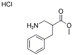 2-AMINOMETHYL-3-PHENYL-PROPIONIC ACID METHYL ESTER HYDROCHLORIDE 结构式