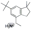 (S)-1-(6-TERT-BUTYL-1,1-DIMETHYL-2,3-DIHYDRO-1H-INDEN-4-YL)ETHANAMINE 结构式