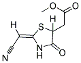 METHYL [(2E)-2-(CYANOMETHYLENE)-4-OXO-1,3-THIAZOLIDIN-5-YL]ACETATE 结构式