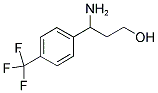 3-AMINO-3-(4-TRIFLUOROMETHYL-PHENYL)-PROPAN-1-OL 结构式