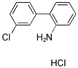 3'-氯-[1,1'-联苯]-2-胺盐酸盐 结构式