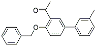 1-[4-(BENZYLOXY)-3'-METHYL[1,1'-BIPHENYL]-3-YL]ETHANONE 结构式