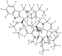 VINORELBINE [3H(G)] 结构式