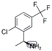 (S)-1-(2-CHLORO-5-(TRIFLUOROMETHYL)PHENYL)ETHANAMINE 结构式