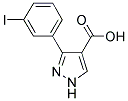 3-(3-IODOPHENYL)-PYRAZOLE-4-CARBOXYLIC ACID 结构式