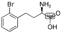 (R)-2-AMINO-4-(2-BROMO-PHENYL)-BUTYRIC ACID 结构式