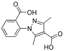 1-(2-CARBOXYPHENYL)-3,5-DIMETHYL-1H-PYRAZOLE-4-CARBOXYLIC ACID 结构式