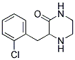 3-(2-CHLORO-BENZYL)-PIPERAZIN-2-ONE 结构式
