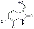 3-肟-6,7-二氯-1H-吲哚-2,3-二酮 结构式