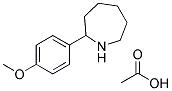 2-(4-METHOXY-PHENYL)-AZEPANE ACETATE 结构式