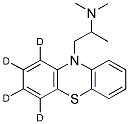 异丙嗪D4 结构式