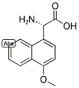 (S)-AMINO-(4-METHOXY-NAPHTHALEN-1-YL)-ACETIC ACID 结构式