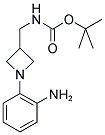 [1-(2-AMINO-PHENYL)-AZETIDIN-3-YLMETHYL]-CARBAMIC ACID TERT-BUTYL ESTER 结构式