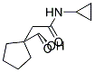 1-[2-(CYCLOPROPYLAMINO)-2-OXOETHYL]CYCLOPENTANECARBOXYLIC ACID 结构式