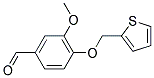 3-METHOXY-4-(THIEN-2-YLMETHOXY)BENZALDEHYDE 结构式