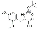 (S)-2-TERT-BUTOXYCARBONYLAMINO-3-(2,4-DIMETHOXY-PHENYL)-PROPIONIC ACID 结构式
