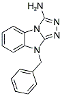 9-BENZYL-9H-BENZO[4,5]IMIDAZO[2,1-C][1,2,4]TRIAZOL-3-YLAMINE 结构式