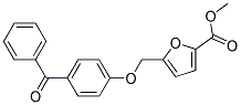 METHYL 5-[(4-BENZOYLPHENOXY)METHYL]-2-FUROATE 结构式