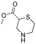 METHYL THIOMORPHOLINE-2-CARBOXYLATE 结构式