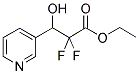 2,2-二氟-3-羟基-3-吡啶基-3-丙酸乙酯 结构式