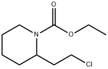 2-(2-氯乙基)-哌啶-1-羧酸乙酸乙酯 结构式